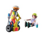 PLAYMOBIL 71257 - City Life Starter Pack Secouriste avec gyropode