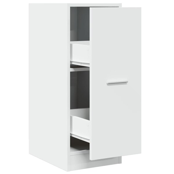 vidaXL Armoire d'apothicaire blanche 30 x 41 x 77 5 cm Bois d'ingénierie