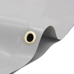 vidaXL Bâche gris 5x7 m 650 g/m²