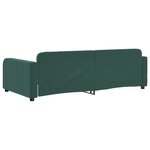 vidaXL Lit de repos sans matelas vert foncé 100x200 cm velours