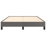 vidaXL Cadre de lit sans matelas gris 140x190 cm similicuir