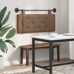 vidaXL Tête de lit suspendue Cappuccino Simili cuir