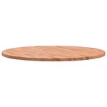 vidaXL Dessus de table Ø90x2 5 cm rond bois massif de hêtre