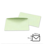 Lot de 1000 Enveloppes ELECTIONS 90x140 mm - vert 80 g
