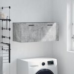 vidaXL Armoire murale gris béton 80x36 5x35 cm bois d'ingénierie