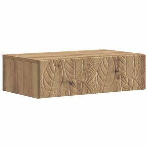 vidaXL Table d'appoint murale 87 5 x 34 5 x 17 cm Bois d'ingénierie