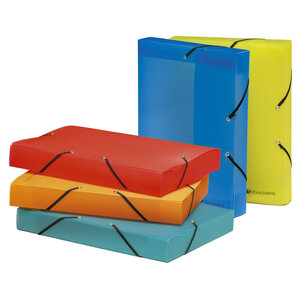 Boite de classement dos 40mm polypropylène 8/10e lincolor - a4 - x 11 - exacompta