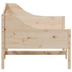 vidaXL Lit de jour 100x200 cm bois de pin massif