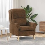 vidaXL fauteuil Marron 76 x 94 x 102 cm Faux cuir