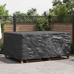vidaXL Housse pour mobilier d'extérieur Noir 240 x 160 x 100 cm 420D