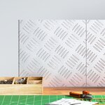 vidaXL Plaques en Aluminium à Motif 2 Pièces Antidérapantes 30x30 cm