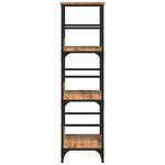 vidaXL Bibliothèque chêne artisanal 50x33x117 5 cm bois d'ingénierie