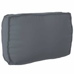 vidaXL Set de coussins de palette 3 Pièces Anthracite Tissu Oxford