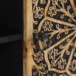 vidaXL Meuble TV 105x33x46 cm Bois massif de manguier