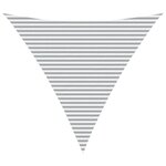 vidaXL Voile d'ombre Gris clair et blanc 6 x 6 x 6 m
