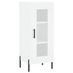 vidaXL Buffet haut Blanc 34 5x34x180 cm Bois d'ingénierie