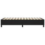 vidaXL Cadre de lit Noir 90x190 cm Similicuir
