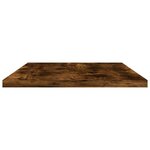 vidaXL Étagères murales 4 Pièces chêne fumé 60x20x1 5cm bois d'ingénierie