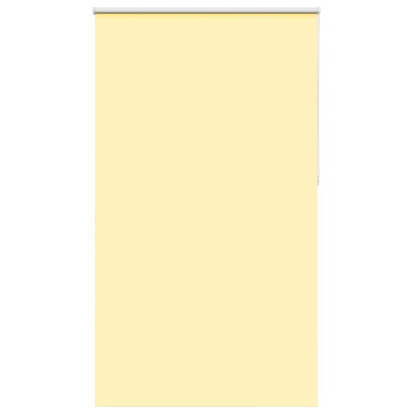 vidaXL Store enrouleur occultant jaune largeur du tissu 121 6 cm