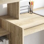 vidaXL Bureau Chêne sonoma 100 x 40 x 90 cm Bois d'ingénierie