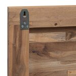 vidaXL Tête de lit Naturel Bois de teck massif
