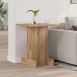 vidaXL Table d'appoint Chêne artisanal 44 5 x 45 x 55 cm