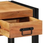 vidaXL Table de Nuit 40x40x50 cm en Bois d'Acacia Massif