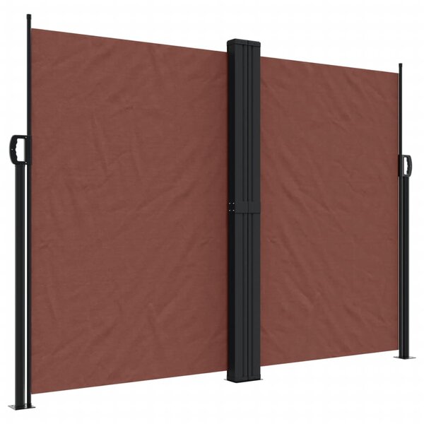 vidaXL Auvent latéral rétractable marron 180x600 cm