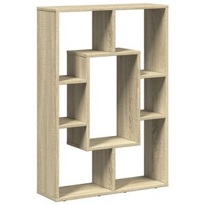 vidaXL Bibliothèque chêne sonoma 63x20x90 cm bois d'ingénierie