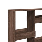 vidaXL Bibliothèque chêne marron 100x33x135 cm bois d'ingénierie