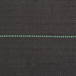 vidaXL Membrane anti-mauvaises herbes noir 4x10 m PP