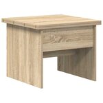 vidaXL Table basse Chêne Sonoma 55 x 54 5 x 45 cm Bois d'ingénierie