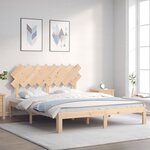vidaXL Cadre de lit sans matelas 160x200 cm bois massif de pin