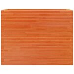 vidaXL Jardinière cire marron 90x40x68 5 cm bois de pin massif