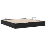 vidaXL Lit de Rangement avec stockage Noir 180 x 200 cm Velours
