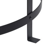 vidaXL Foyer extérieur avec gril en acier inoxydable 76 cm