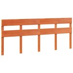 vidaXL Cadre de lit sans matelas cire marron 180x200cm bois pin massif
