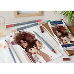 Marqueur aquarelle goldfaber  étui portrait faber-castell