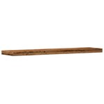 vidaXL Étagères murales 4 Pièces vieux bois 40x10x1 5cm bois d'ingénierie