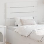 vidaXL Tête de lit Blanc 80 cm Bois d'ingénierie