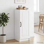 vidaXL Buffet Blanc 33 x 34 5 x 87 cm Bois d'ingénierie