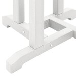 Ensemble de bar de jardin 3 pièces blanche HDPE vidaXL