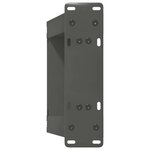 vidaXL Pieds de table basse en U 2 pièces Anthracite 30 x (30-31) cm Acier