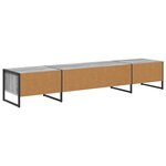 vidaXL Meuble TV Gris Sonoma 170 5 x 36 x 30 5 cm Bois d'ingénierie