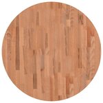 vidaXL Dessus de table Ø80x1 5 cm rond bois massif de hêtre