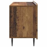 vidaXL Meuble TV 99 x 34 5 x 52 cm Bois ancien Bois d'ingénierie
