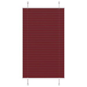 vidaXL Store plissé rouge bordeaux 75x150 cm largeur du tissu 74 4 cm