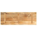 vidaXL Dessus de table 140x60x2 5cm rectangulaire bois massif manguier