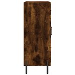 vidaXL Buffet chêne fumé 69 5x34x90 cm bois d'ingénierie