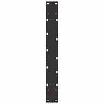 vidaXL Pieds de table à manger en forme de A  2 pièces  noir  90 x (72-73) cm  acier